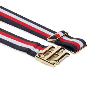 Tommy Hilfiger dámský pruhovaný elastický pásek Logo - 80 (0K4)